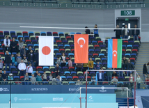 Bakıda idman gimnastikası üzrə Dünya Kubokunda ilk qaliblərin mükafatlandırma mərasimi keçirilib. Azərbaycan, 21 fevral, 2016